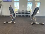 Weights in the fitness center and more